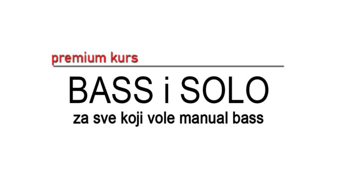 Bass i solo klavijatura sviranje